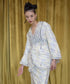 Dot Organza Raw Edge Jacket